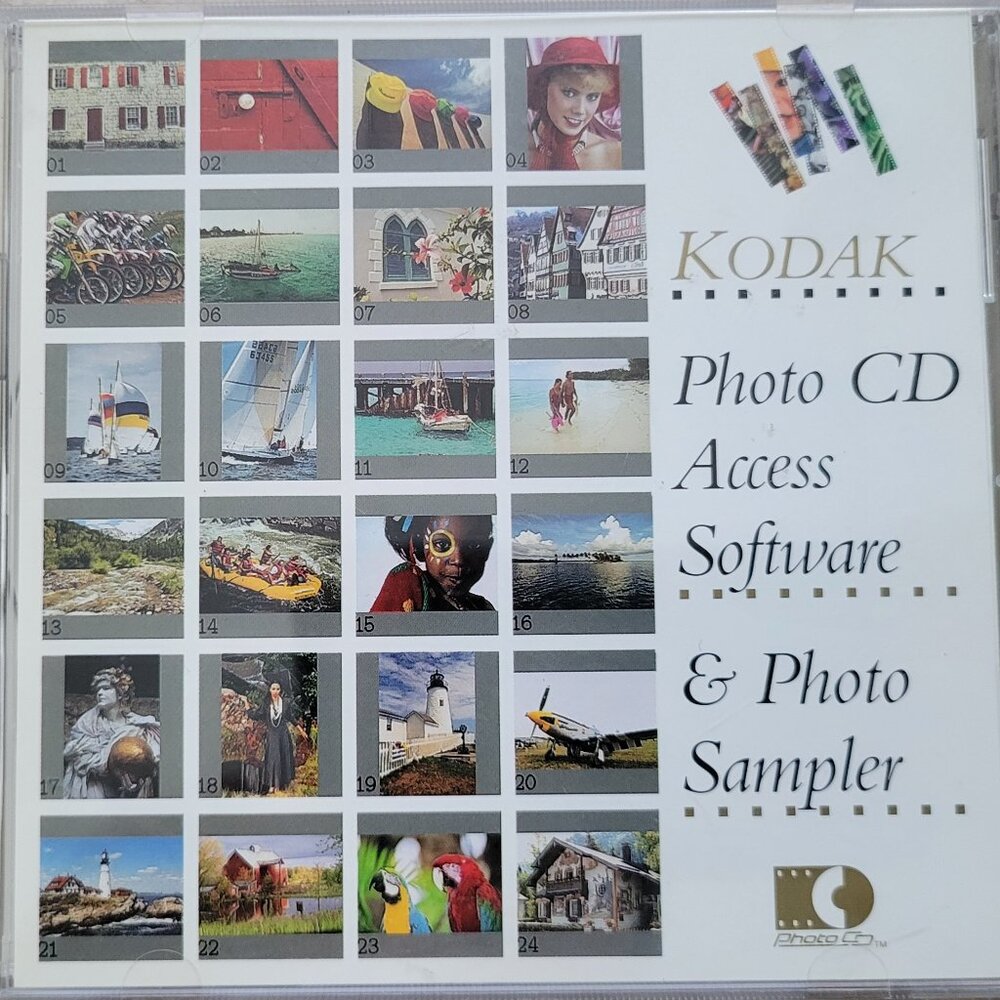 Vintage - KODAK Photo CD Access Software & Photo Sampler, 1993